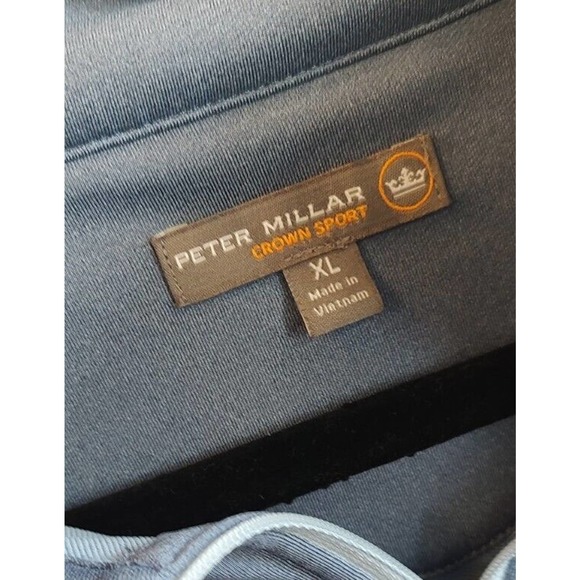 Peter Millar Blue Sleeveless Polo Shirt - Picture 4 of 11